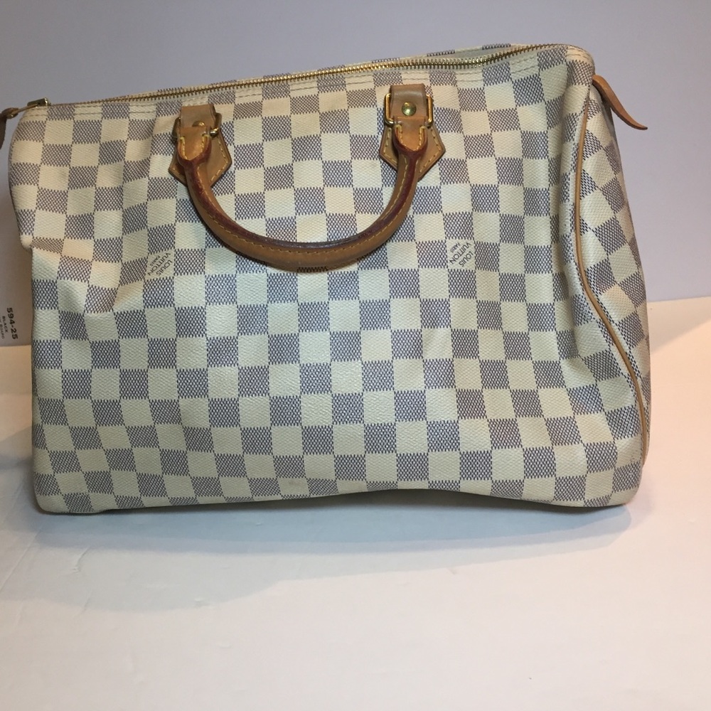Louis Vuitton speedy 35 damier azur canvas - Picture 1 of 8